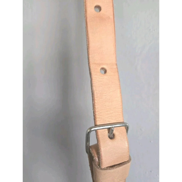 Mexican Crossbody Bag Women's Handmade Brown Cowhide Leather Whipstitch - Picture 8 of 13